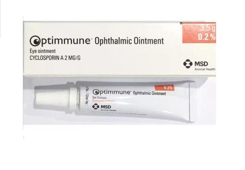 MSD Optimmune Ophthalmic Ointment 3.5g eye solution 3.5 กรัม 0.2%