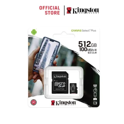 Kingston Canvas Select Plus Class 10 microSD Card 512GB (SDCS2/512GB)