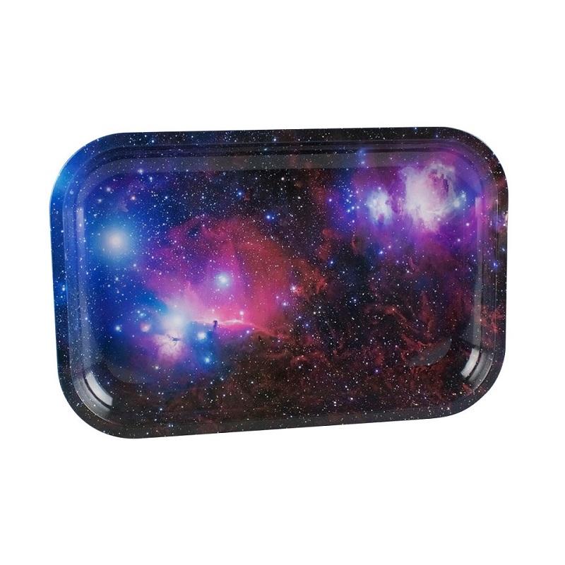 ถาดโรลลายกาแลคซี่ Galaxy Metal Rolling Tray By Stoneramasta42.