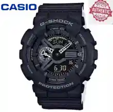 ภาพขนาดย่อของภาพหน้าปกสินค้าOK./นาฬิกา Casio G-Shock รุ่น GA-110-1B นาฬิกาผู้ชายสายเรซิ่นสีดำ รุ่น Blackhawk ตัว - มั่นใจ 100% ประกันศูนย์ CMG 1 ปีเต็ม จากร้าน OK. บน Lazada