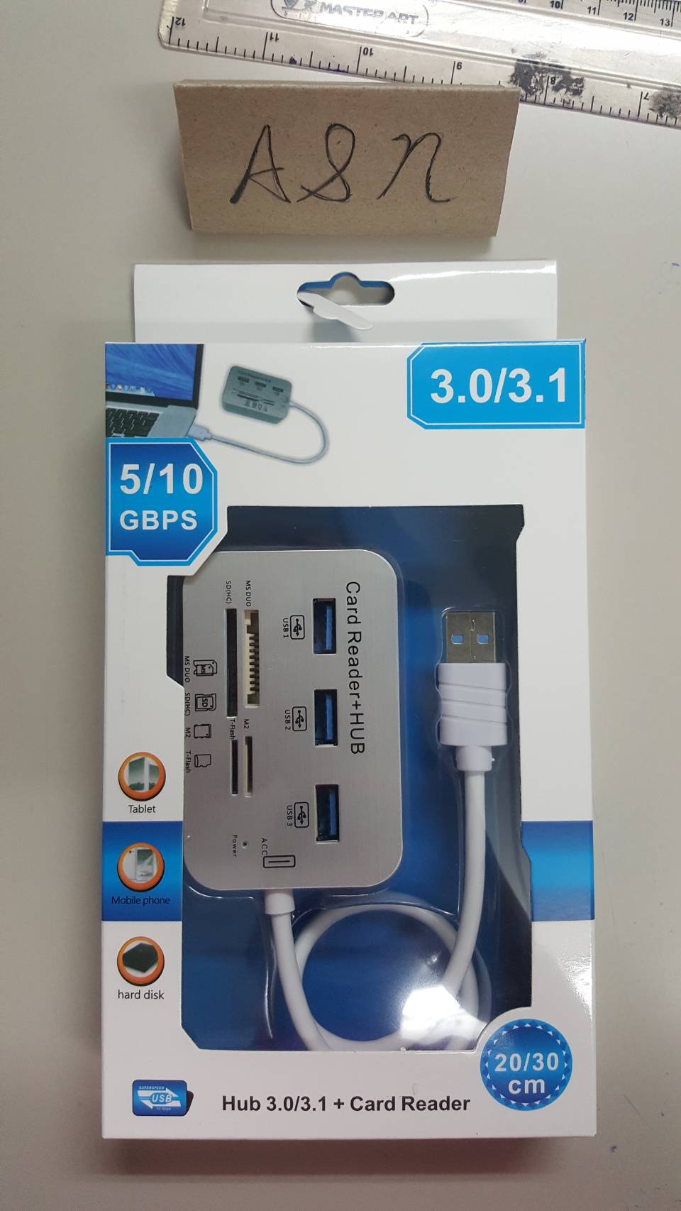 Usb to Cardreader+Hub V3.0 / Cardreader/hub ความเร็ว 5/10Gbps