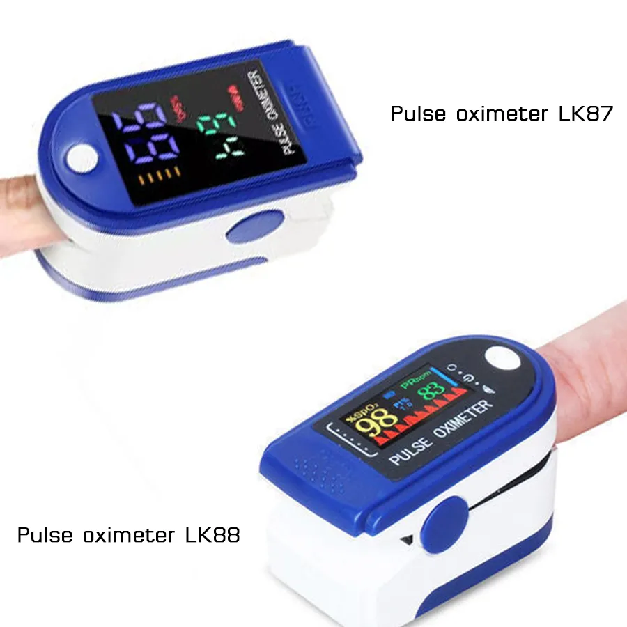 เครื่องวัดออกซิเจนปลายนิ้ว (Pulse Oximeter LK87) (Pulse Oximeter LK88) ที่วัดออกซิเจน ที่วัดออกซิเจนปลายนิ้ว วัดออกซิเจน