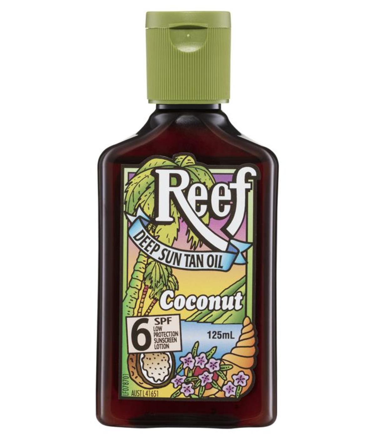 พร้อมส่ง ออยล์อาบแดด บำรุงผิว ผิวแทน น้ำมันมะพร้าว REEF Coconut Oil Sun Tan Oil SPF6  125 mL