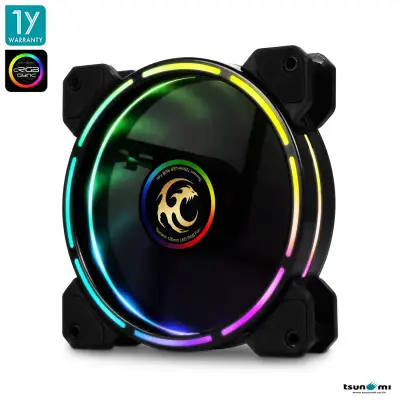 Tsunami Tron Series (cRGB Sync) RGB Cooling Fan X1