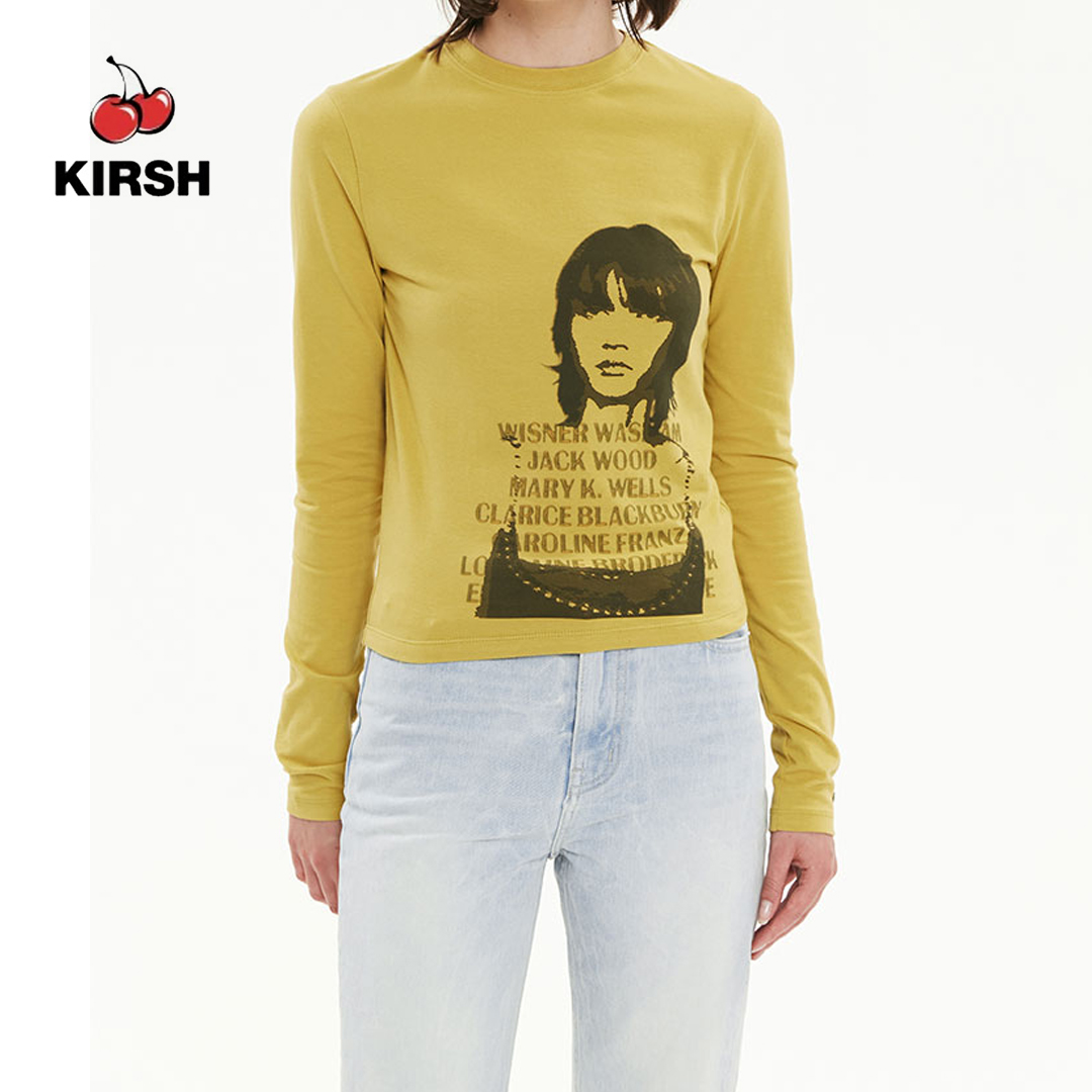 KIRSH] CINEMA GRAPHIC LONG SLEEVE T-SHIRT |22AW | | Lazada.co.th