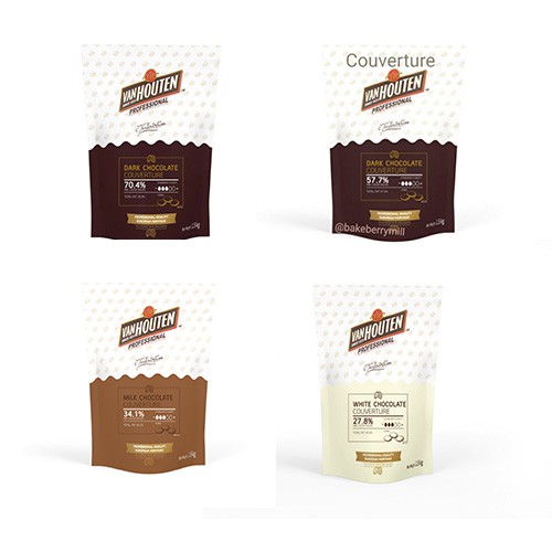 ✠  แบ่งขาย ช๊อคโกแลตแท้ Van Houten Couventure 5 กรัม