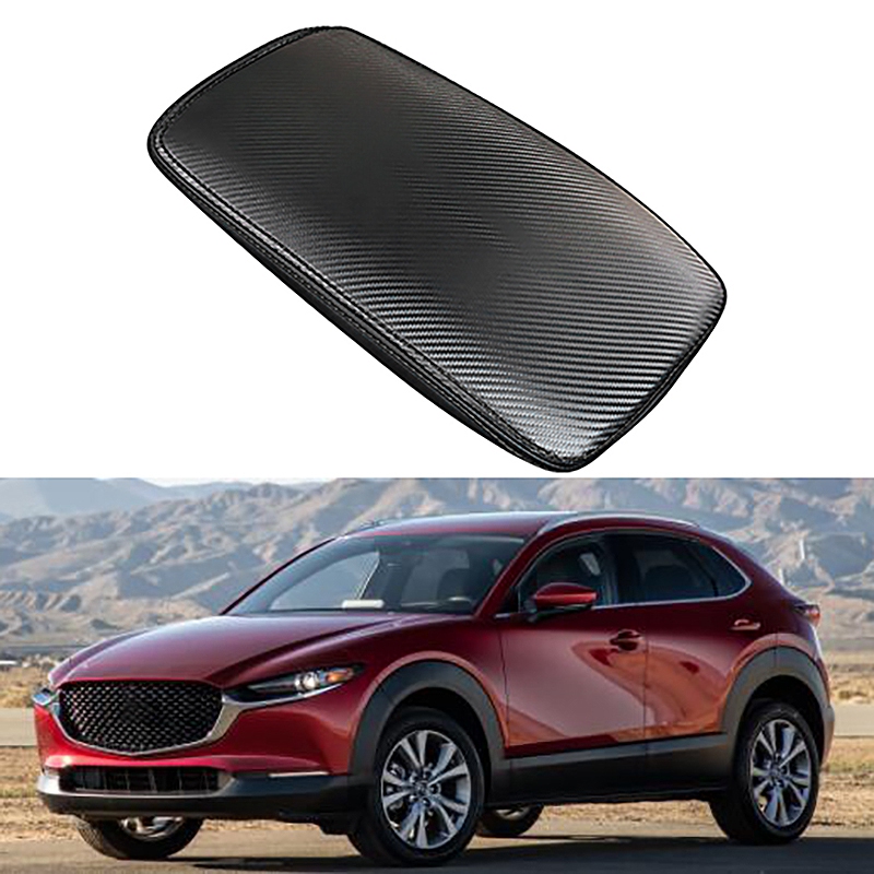 Automotive Accessories Mazda CX-5 Armrest Cover 2018-2024 - Center Console Protector In Red Microfiber Leather Mazda Cx5 Armrest Cover - Foto 7