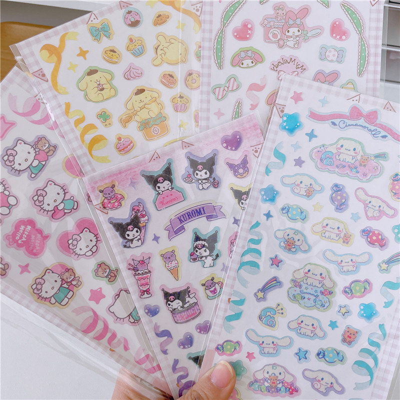 Sanrio Decorative Sticker Waterproof Sticker Kuromi Melody