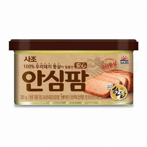 [Original] 안심팜 Sajo Premium Ham (แฮมกระป๋อง) 200g