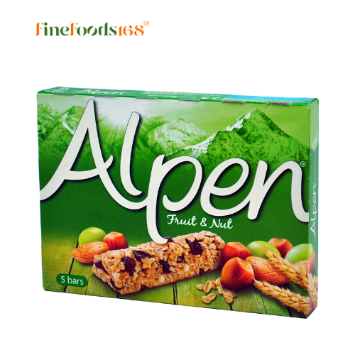 อัลเพน ซีเรียลบาร์ ฟรุตและนัท 1 กล่อง 5 ชิ้น Alpen Fruit & Nut 1 PACK 5 Bars