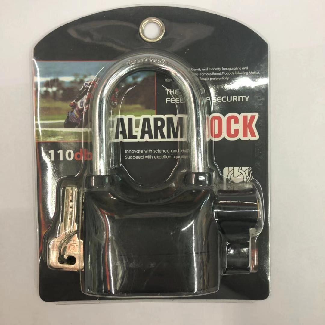 กุญแจ กุญแจล็อคล้อรถมอเตอร์ไซค์ B0030 พร้อมเสียงเตือน Alarm Lock (แบบตัวคล้องยาว)