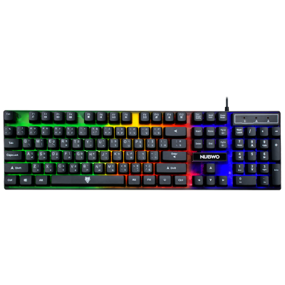 Nubwo NK-36 MARS GAMING KEYBOARD คีย์บอร์ด มีไฟ เกมส์มิ่ง สาย USB รับประกัน 1ปี ของแท้