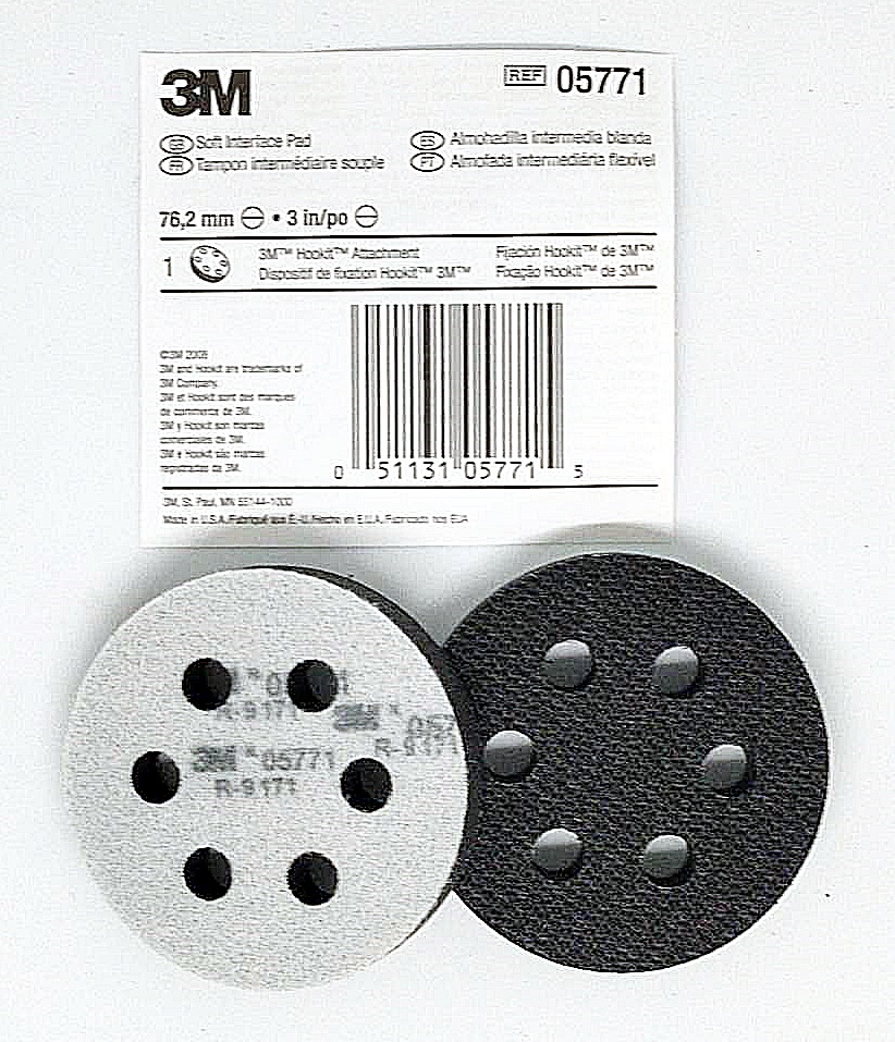 3M 05771 5771 Soft Interface Pad ฟองน้ำรองขัดกระดาษทราย 3