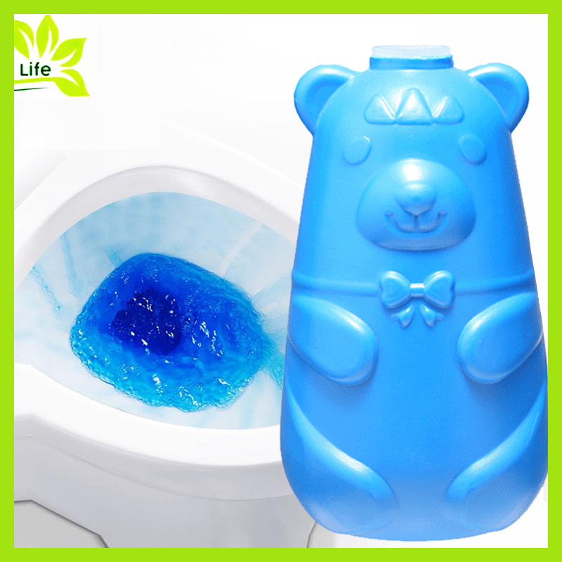 น้ำยาดับกลิ่นชักโครก หมีน้อย น้ำสีฟ้า ตุ๊กตาดับกลิ่น ก้อนดับกลิ่น กำจัดเชื้อแบคทีเรียชักโครก กลิ่นหอมทุกครั้งที่กด ขนาด200g ใช้ได้นานถึง2-3เดือน ลดกลิ่นเหม็นในห้องน้ำ อุปกรณ์ทำความสะอาดอเนกประสงค์