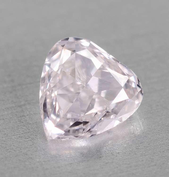 Fancy Pink Diamond 0.07 cts  Pear Shape Loose Diamond Untreated Natural Color