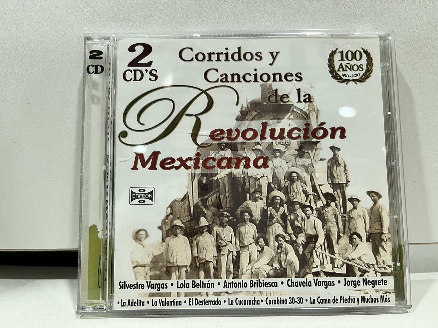 2 CD MUSIC ซีดีเพลง CORRIDOS Y CANCIONES DE LA REVOLUCION MEXICANA