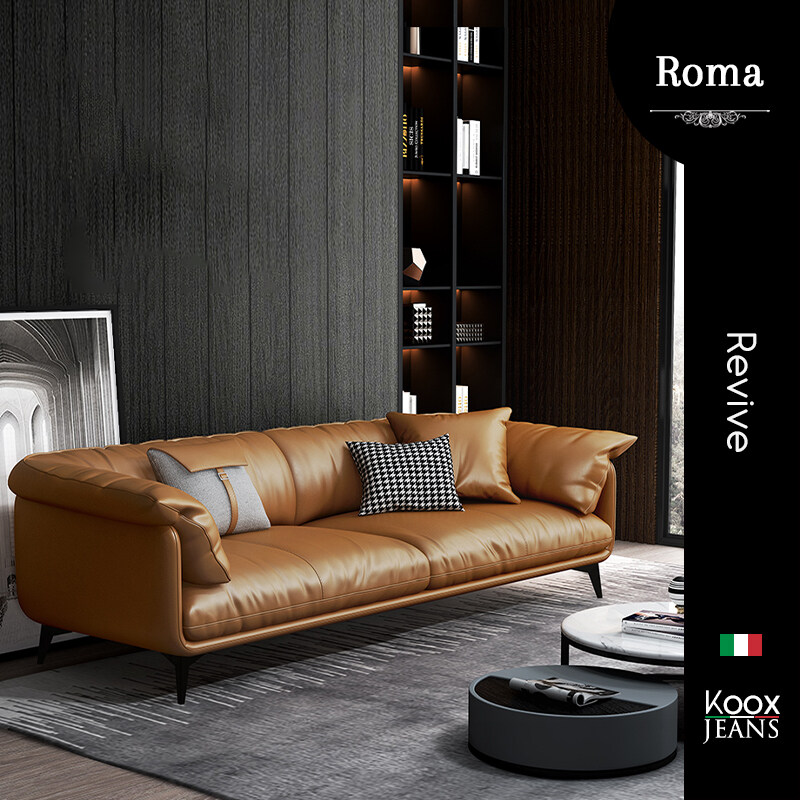 KOOX JEANS Revive | Roma Sofa genuine leather sofa โซฟา โซฟาหนังห้อง ...