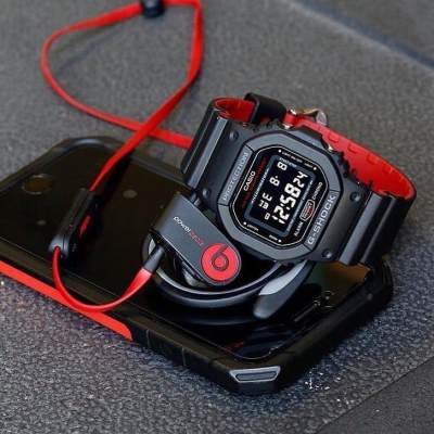Casio G-Shock DW-5600HR-1 Black/Red Layer Watch Casio G-Shock DW-5600HR-1 Black/Red Layer Watch
