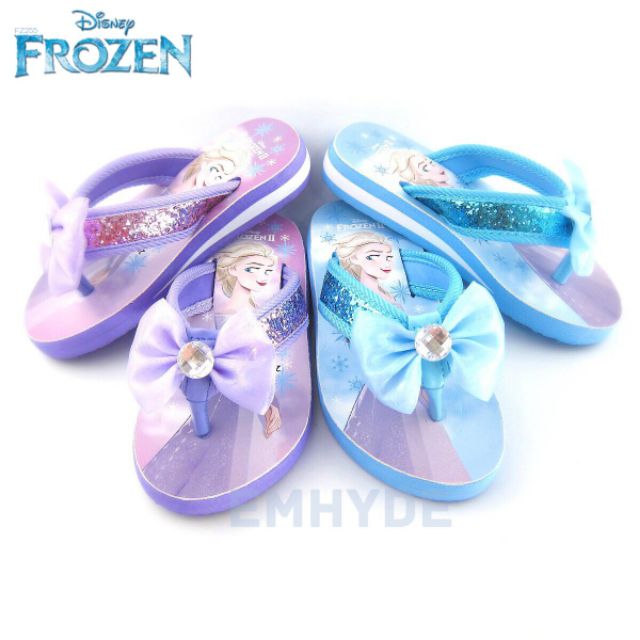 ❄เอลซ่า Elsa Frozen2 รองเท้าเด็กหูโบว์ แท้ พร้อมส่ง