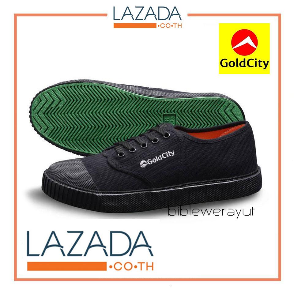 รองเท้า GoldCity สีดำ: ซื้อขาย รองเท้าผ้าใบ 