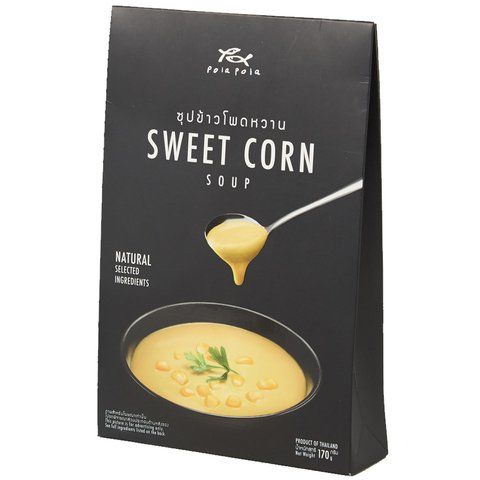(แพ็ค2)Pola Pola Sweet Corn Soup 170g/โพล่าโพล่าซุปข้าวโพดหวาน 170g