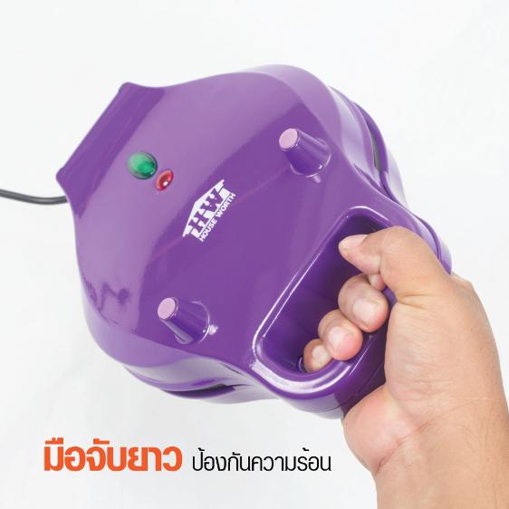 [ส่งฟรี] เครื่องทำวาฟเฟิลไข่ วาฟเฟิลแสนอร่อย เครื่องทำวาฟเฟิล เครื่องใช้ไฟฟ้าในครัว เครื่องทำวาฟเฟิลฮ่องกง  (ขนาด 30 หลุม) รุ่น HW-WM02P  [มีบริการเก็บเงินปลายทาง]