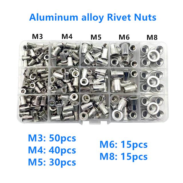 Rivet Nut Tool M6 Mandrel Head Kit Rivet Nut Stainless Steel Rivet