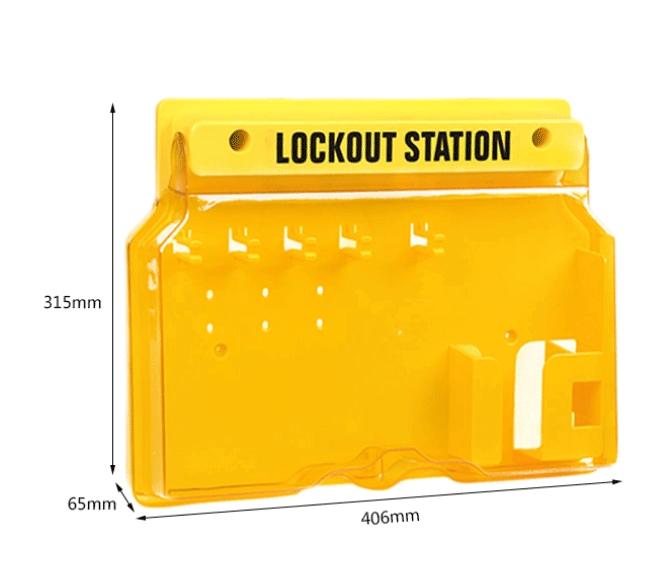 อุปกรณ์ Lockout Station Lock Board Only Board Tag/Tagout 5-10 lockout ...
