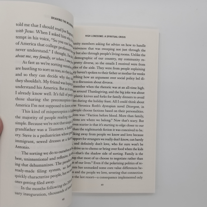 หนังสือภาษาอังกฤษBraving the Wilderness The Quest for True Belonging