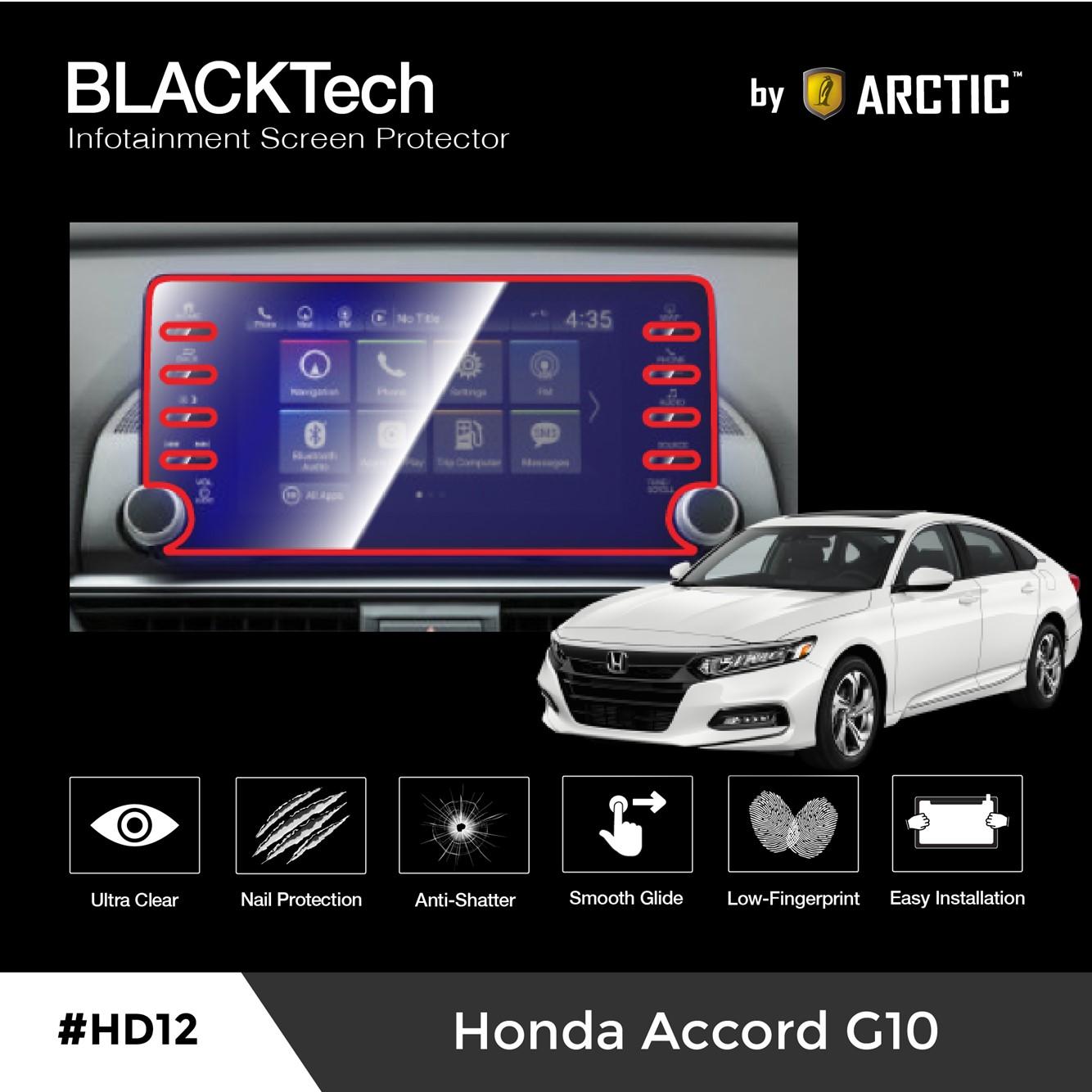 ฟิล์มกันรอยหน้าจอรถยนต์ Honda Accord G10 จอขนาด 11.3 นิ้ว - BLACKTech by ARCTIC