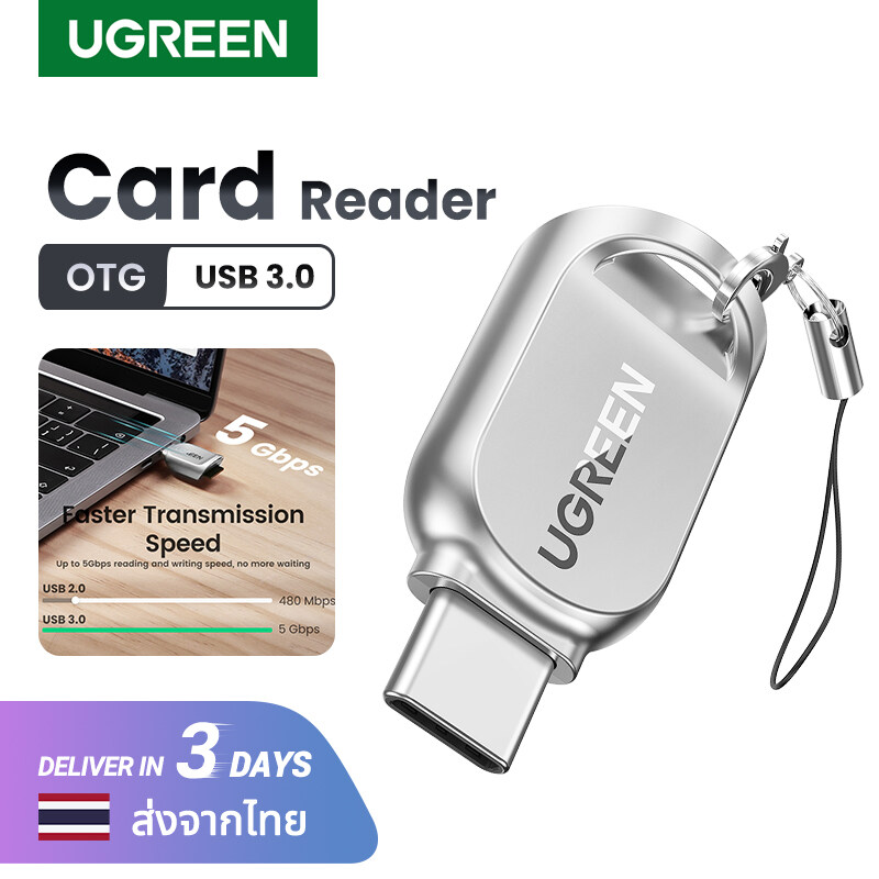 Ugreen Usb C Card Reader Tf Micro Sd Type C 31 Otg Memory Card Reader Adapter สำหรับ Samsung 6519