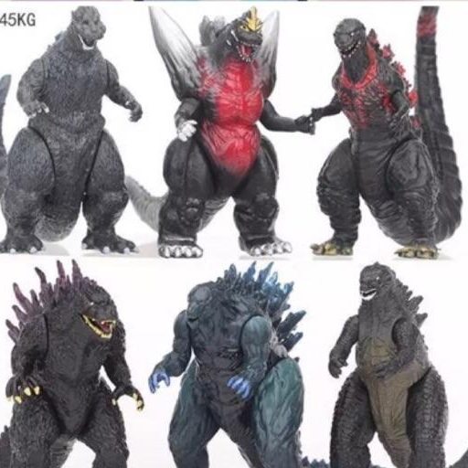 ก็อตซิล่า ขยับข้อต่อได้ ก๊อตซิลล่า 6 ตัว Godzilla โกจิระ