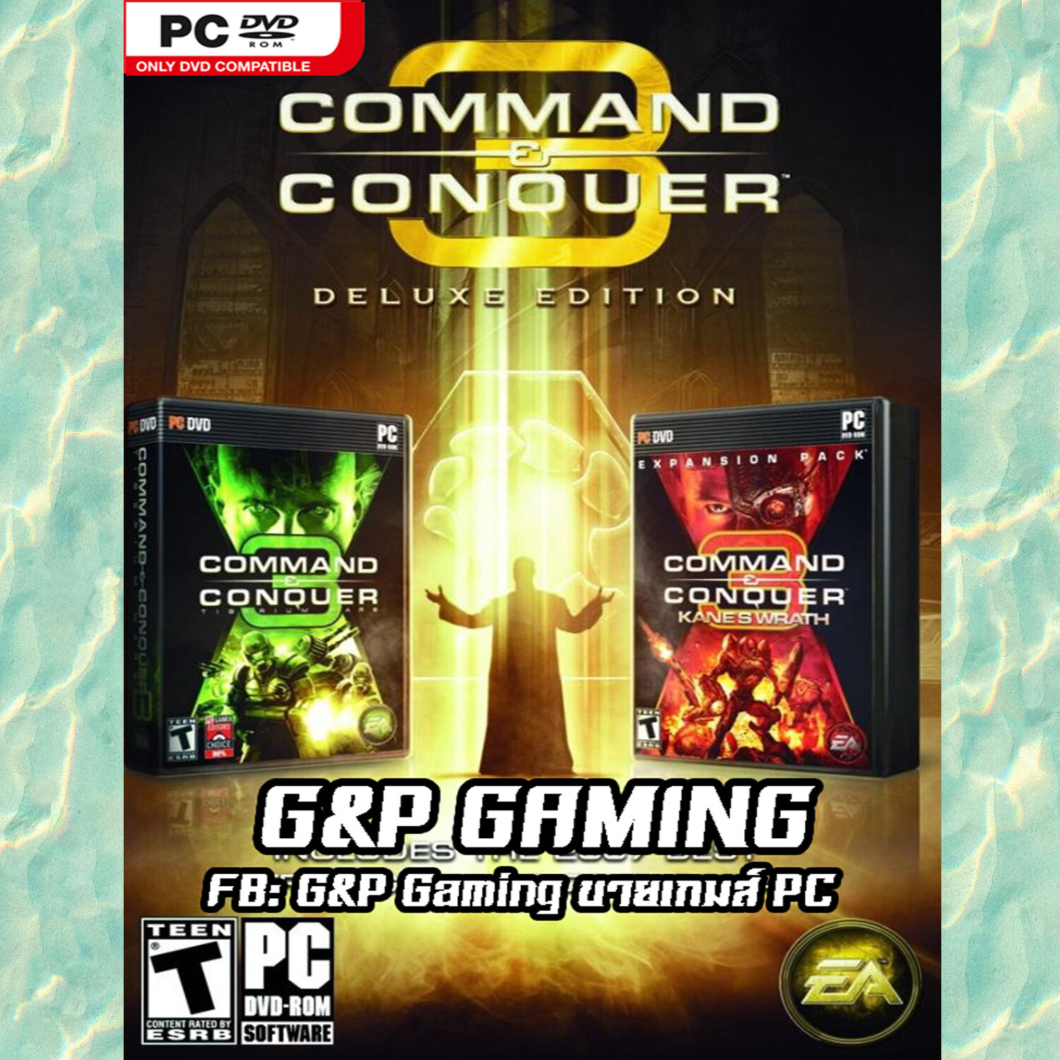 [PC GAME] แผ่นเกมส์ Command & Conquer 3 Tiberium Wars + Kane's Wrath PC