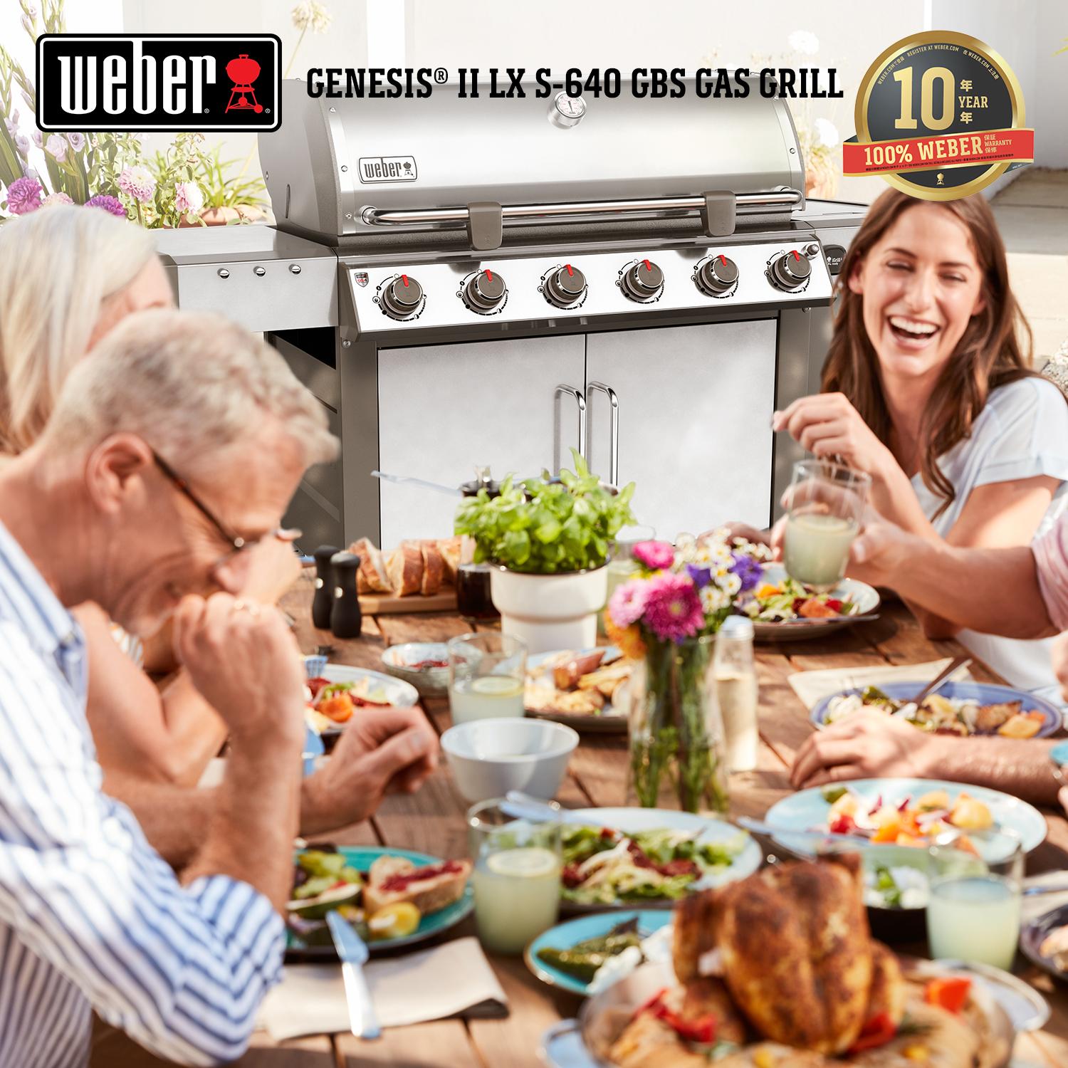 เตาปิ้งย่าง WEBER BBQ Genesis II LX S640 Gas Grill Weber Store