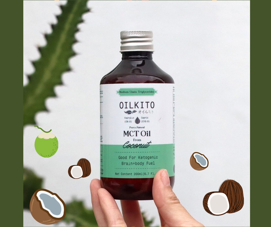 Oilkito - Keto คีโต น้ำมันมะพร้าวสกัดเย็น 200 ml.