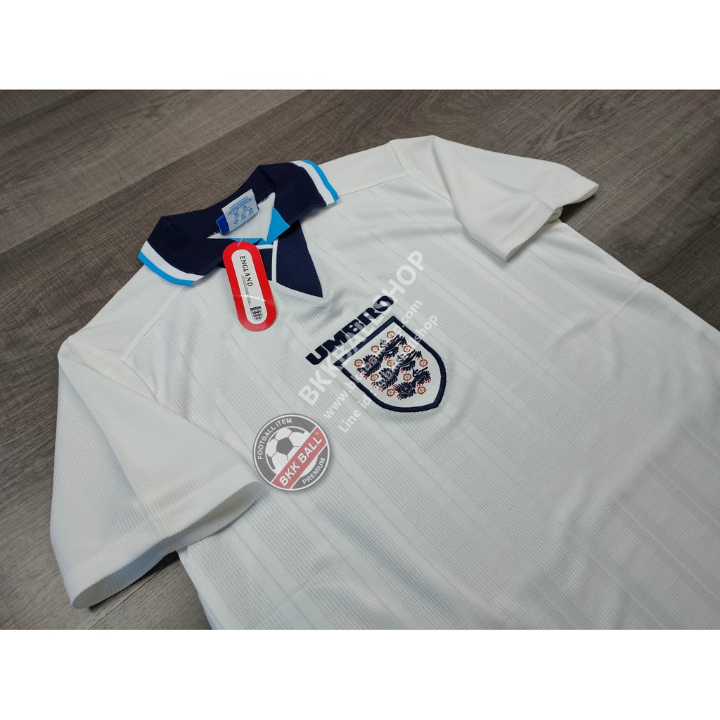 ชุดบาสเกตบอลและฟุตบอลi3525k [Retro] - เสื้อฟุตบอล ย้อนยุค ทีมชาติ England Home อังกฤษ เหย้า ยูโร ปี 1996