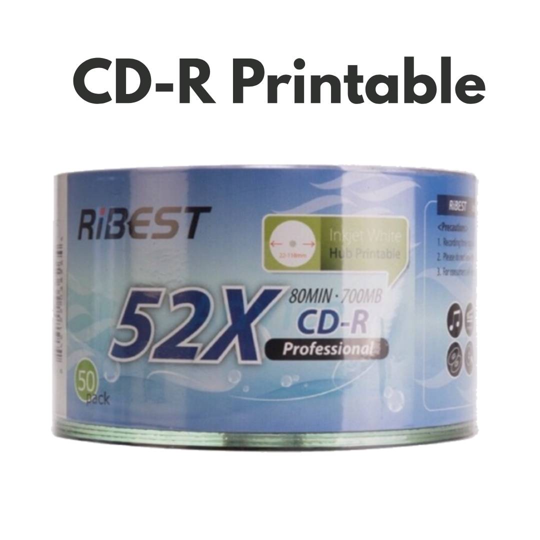 แผ่นCD-R 'RIBEST Printable (50/Pack)