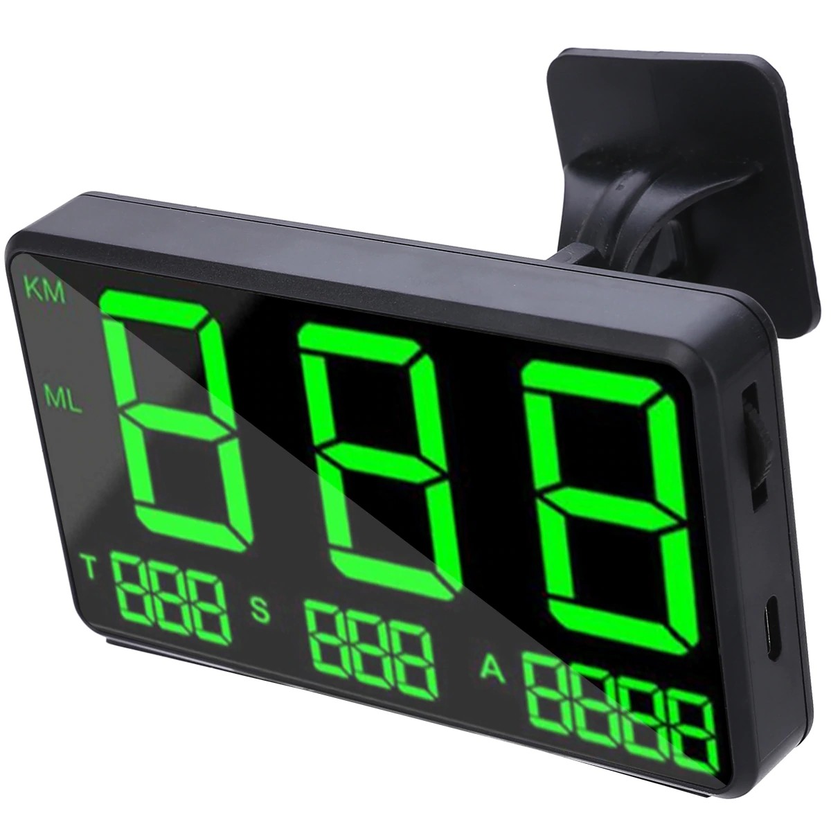 ไมล์รถดิจิตอล GPS HUD SPEEDOMETER รุ่น C80 เครืองวัดความเร็วรถแบบ