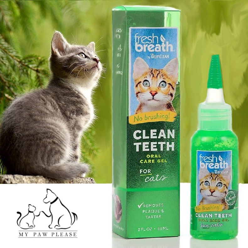 เจลทาฟันแมวขจัดหินปูน Tropiclean Fresh Breath ขนาด 2 ออนซ์