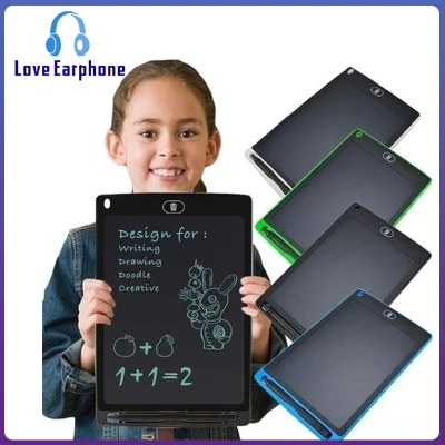 Love Earphone เเผ่นกระดานLCD กระดานวาดรูป กระดานเขียน Writing Tablet 8.5นิ้ว ประหยัดกระดาษ กดลบง่ายเเค่กดปุ่มเดียว LCD Writing Tablet Electronic Drawing Painting Graphics Pad