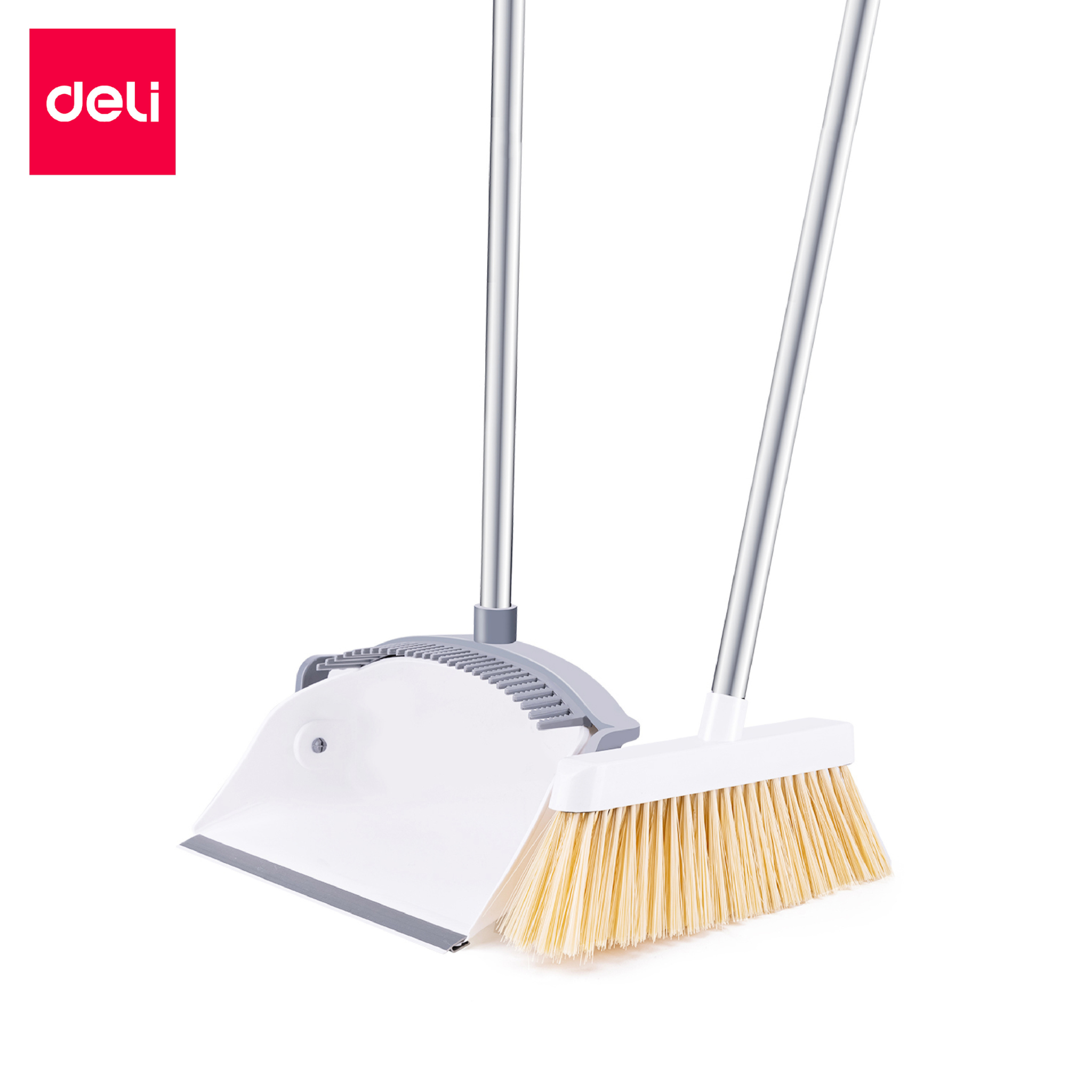 Deli ชุดไม้กวาด มีแปรงในตัว พร้อมที่ตักขยะ พับได้ ไม้กวาดพร้อมที่ตักขยะ ไม้กวาดซิลิโคน ที่โกยผง ประหยัดพื้นที่ อเนกประสงค์ Folding Broom ราคา 387 บาท*ส่งฟรี