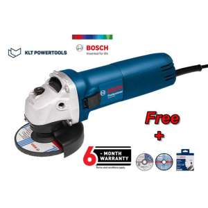 Bosch เครื่องเจียรไฟฟ้า GWS 060 แถมฟรี ใบตัดเพชร 4นิ้ว1ใบ/ ใบเจียร์ 4นิ้ว1ใบ /ใบตัดเหล็ก 4นิ้ว1ใบ