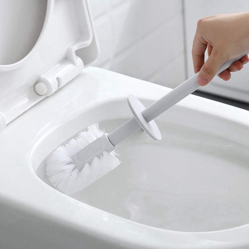 No Drilling Brush Toilet Bowl and Holder, Household Creativity Toilet