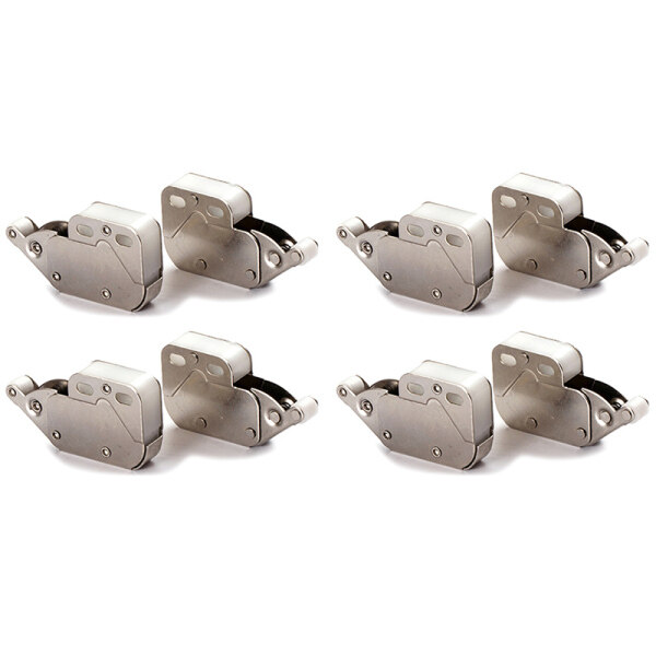 10Pcs Bounce Latch Lock Anti-Theft Contact Catch Locks for Cupboard Door Furniture Mini Push Cabinet Kitchen Spring