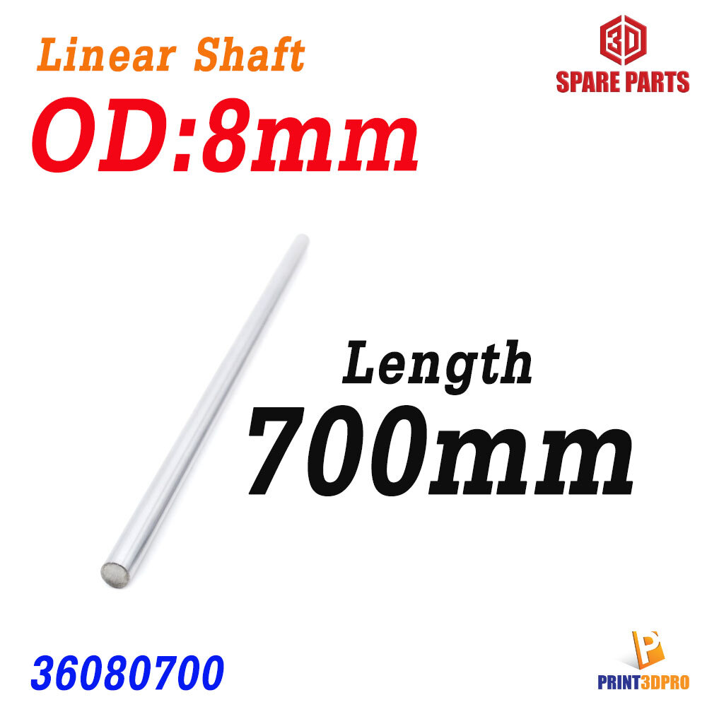 Linear Shaft Optical Axis OD8mm Length 200- 700mm 3d printer parts