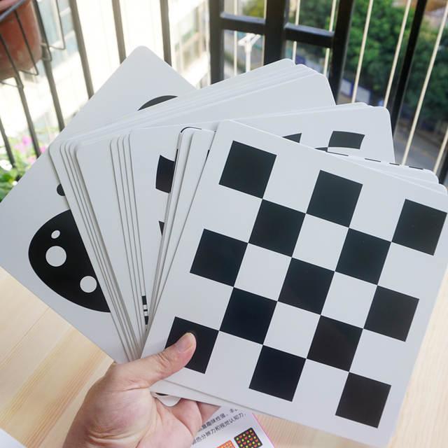21x21 Cm Black And White Card For Preschool Educational Baby Visual Training Card Animal Cards -HE DAO