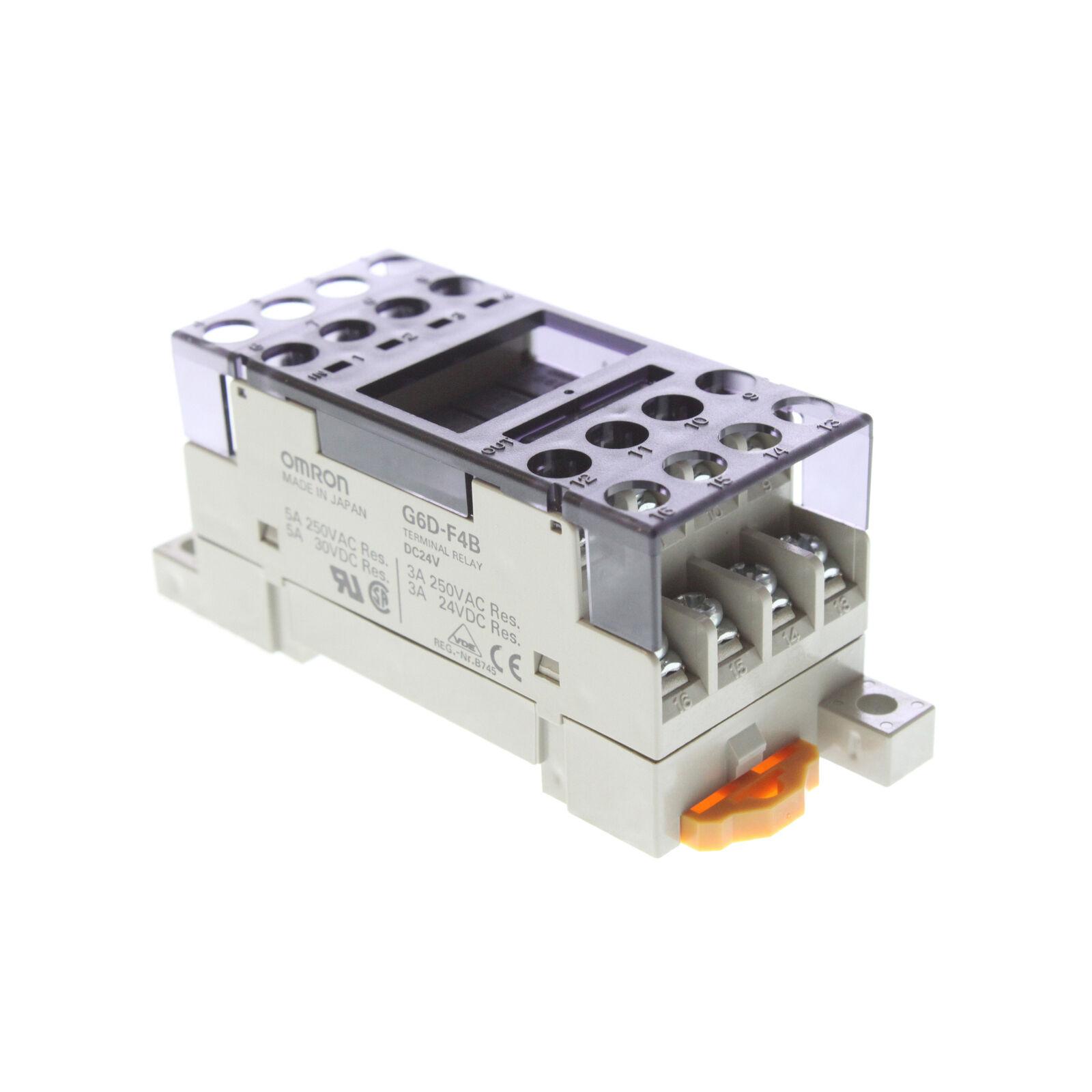 Omron G6d F4b Dc24v Terminal Block Relay 5a 24vdc Th