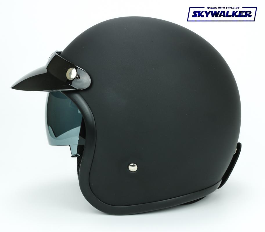 หมวกกันน็อค SKYWALKE  หมวกคลาสสิค หมวกกันน็อควินเทจ (แถมฟรีหน้ากากบังลม) #โปรโมชั่น