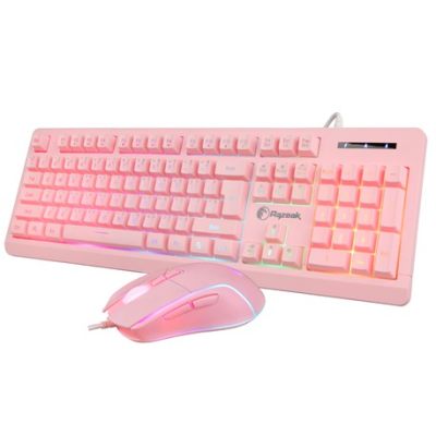 ชุดเล่นเกม Razeak RKM-705 Gaming Keyboard and Mouse Combo (สีชมพู)RKM 705 & 2 in 1 ชุดเล่นเกม Razeak RKM-705 Gaming Keyboard and Mouse Combo (สีชมพู)RKM 705 & 2 in 1