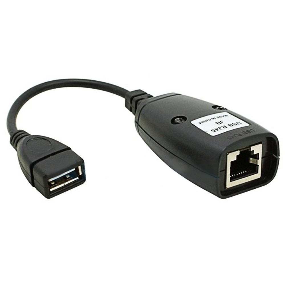 2pcs to RJ45 LAN Cable Adapter Extender Cat5 RJ45 Cat6 Patch Cord USB Extension Lan Network Ethernet Repeater Cable